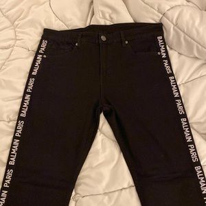 Balmain Jeans Black size 36x 30